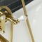 Kingston Brass AE207T7 7-Inch Tub Faucet with Hand Shower, Brushed Brass AE207T7 - alternate 2